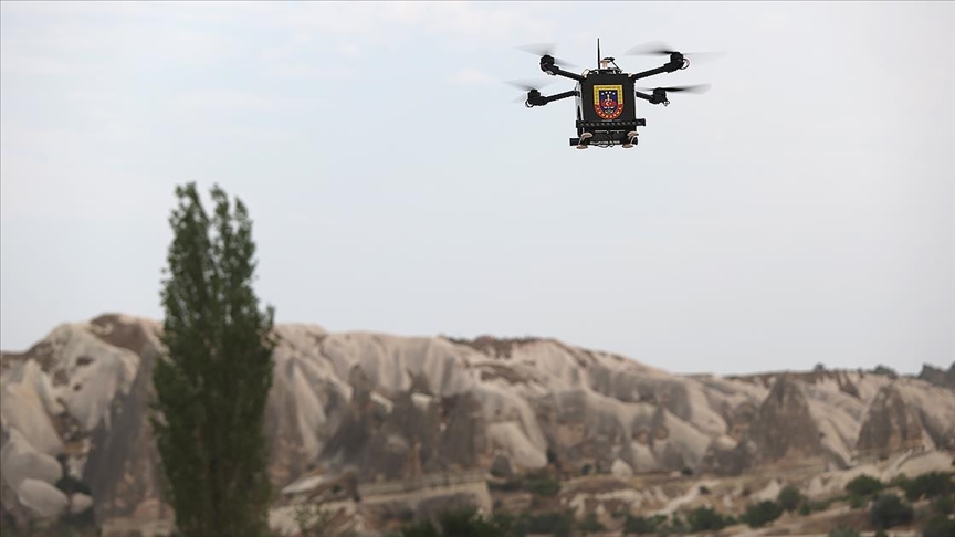 Nevşehir'de bir firma etkin ve hızlı müdahale için "Asayiş dronu" üretti